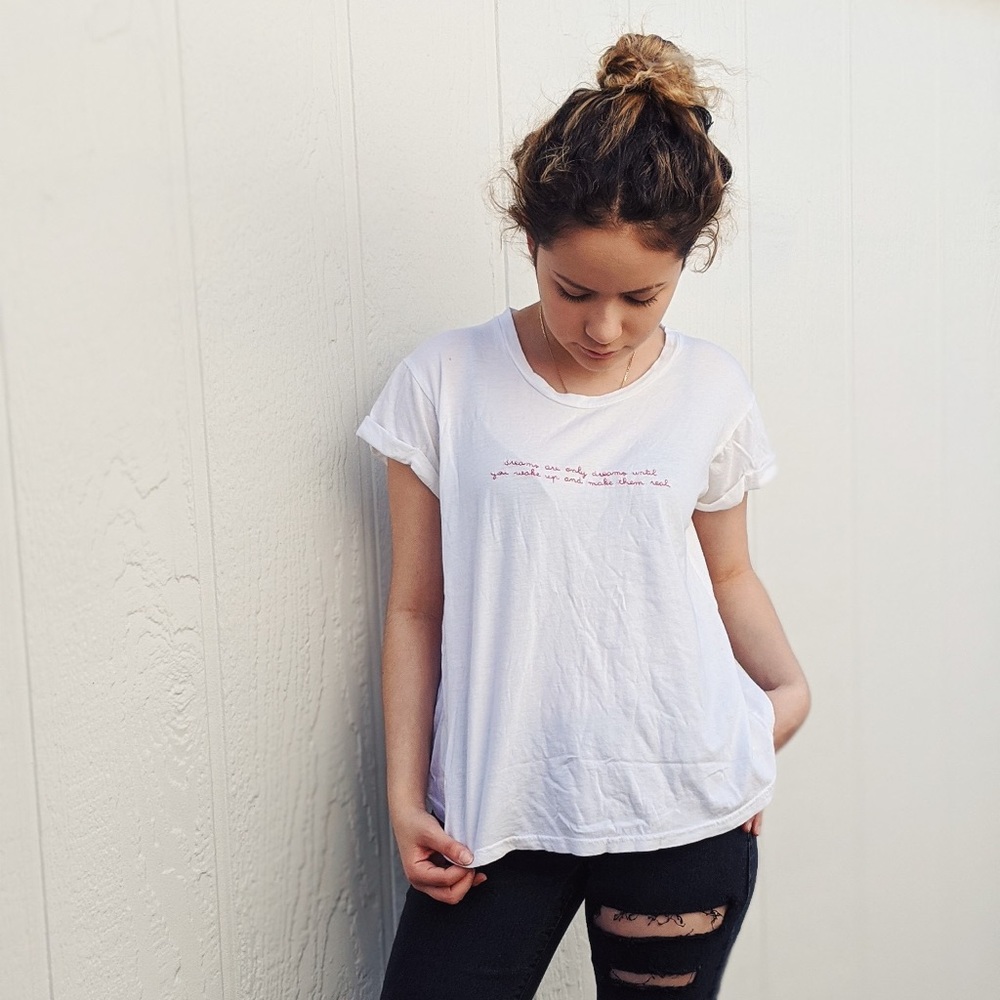 Inspirational White Tshirt